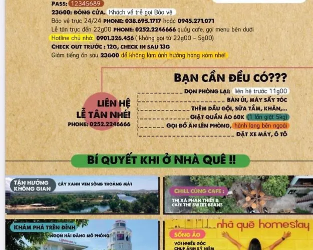 Nha Que Homestay Khách sạn